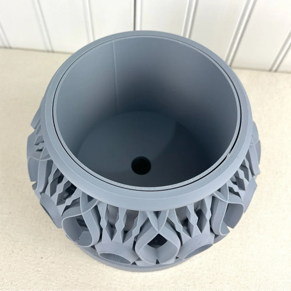 The Lyren Planter Pot & Orchid Pot Hybrid, Orchid Planter with Flower Pot